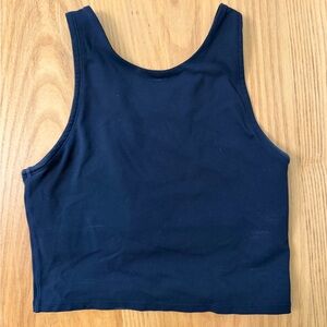 Women's Navy Blue Sports Tank Top
